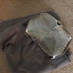 Silver Clutch Purse